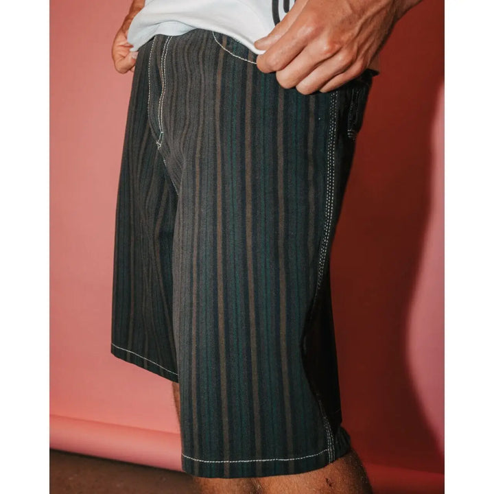 Rusty Flip Pinstripe 23" Jorts 