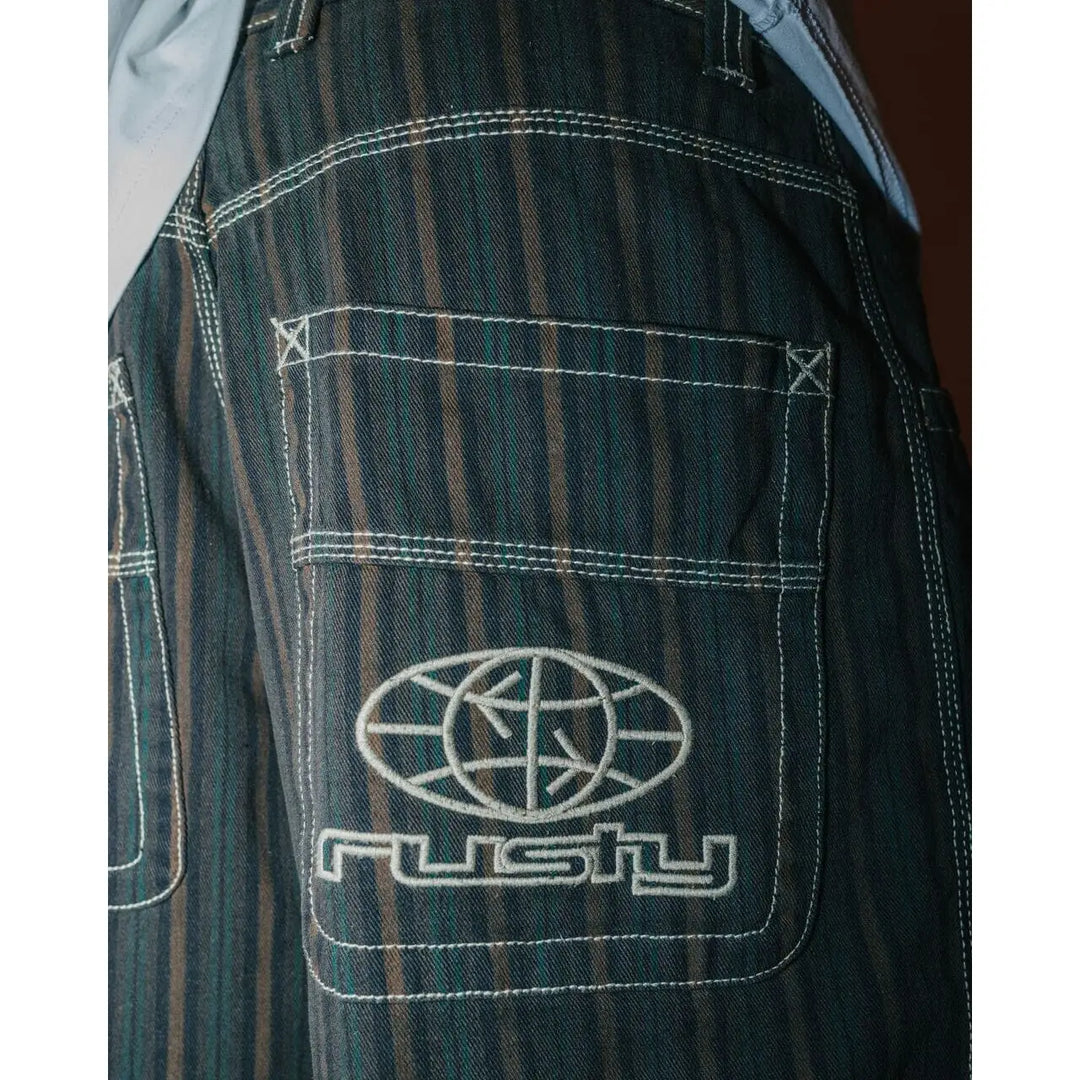 Rusty Flip Pinstripe 23" Jorts 
