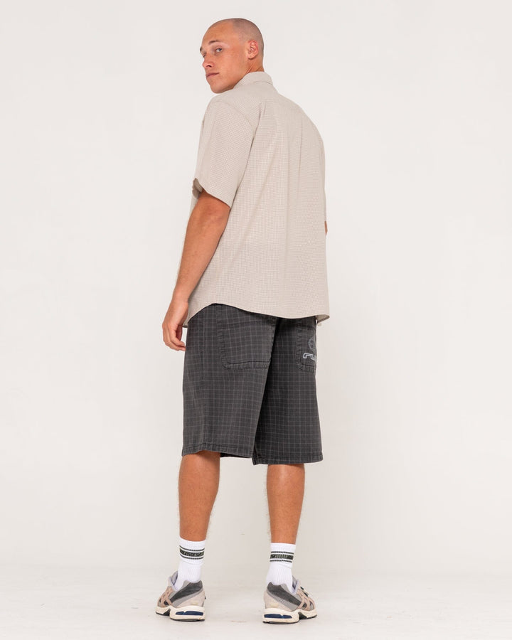 Rusty Flip Rambo 24" Plaid Jorts 