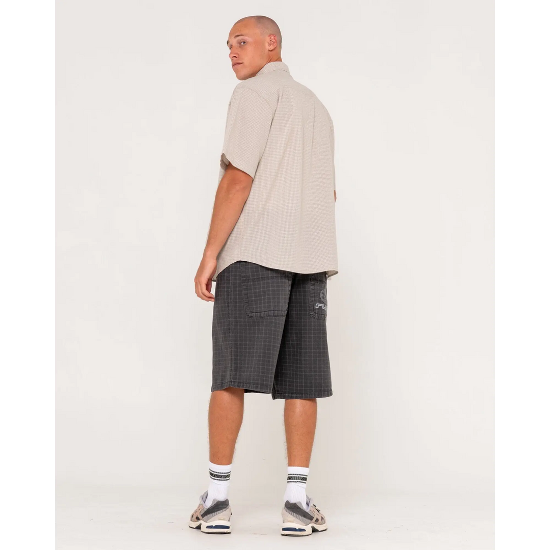 Rusty Flip Rambo 24" Plaid Jorts 