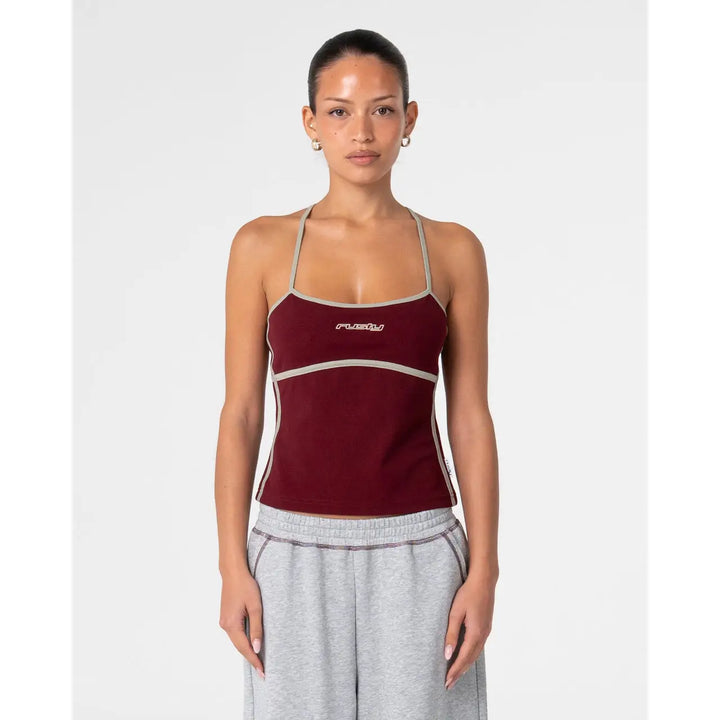 Rusty Freo King Fitted Top - Burgundy / 6