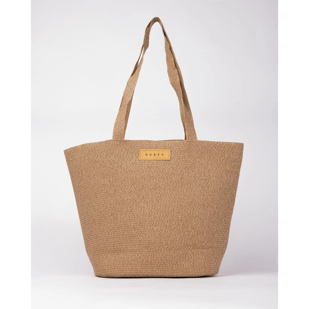 Rusty Gisele Straw Beach Bag 