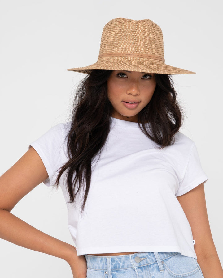 Rusty Gisele Straw Hat 
