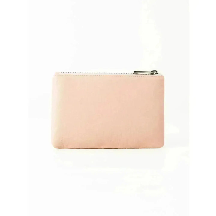 Rusty Grace Leather Pouch features RFID blocking & zip closure. 