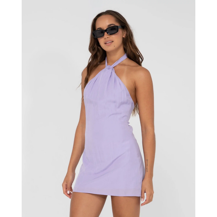 Rusty Harlet Halter Mini Dress 