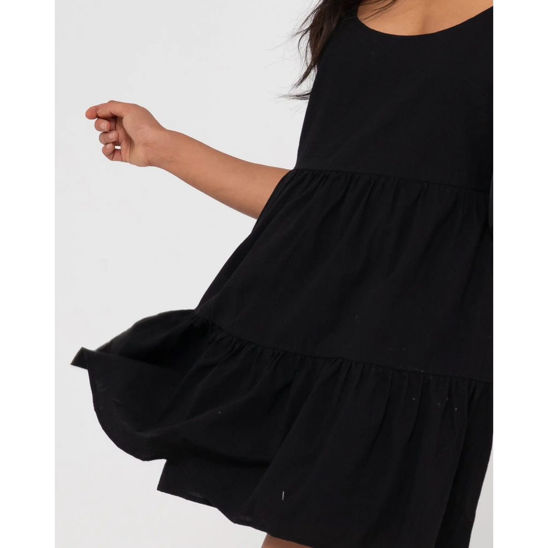 Rusty Heather Tiered Slip Dress 