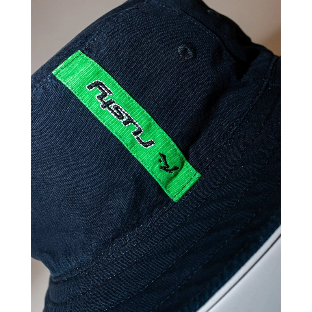 Rusty Hi-Vis Reversible Bucket Hat 