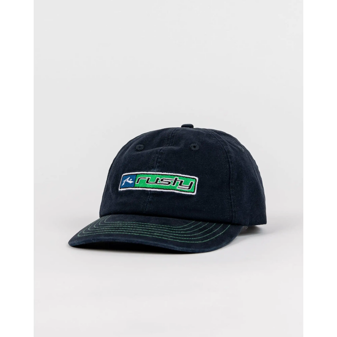 Rusty Hi Vis Six Panel Snapback Cap 