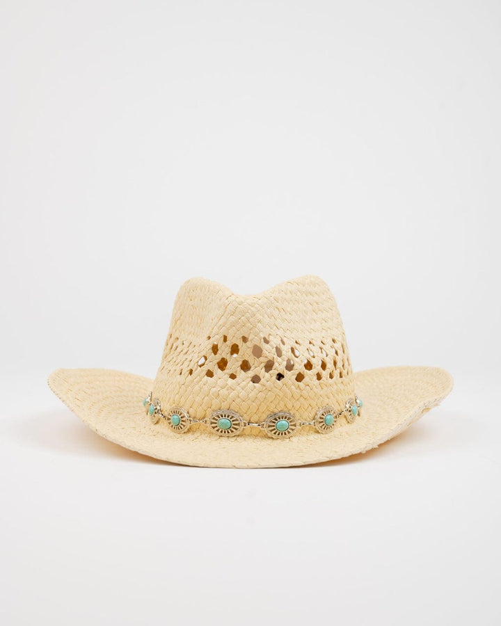 Rusty Howdy Cowboy Straw Hat 