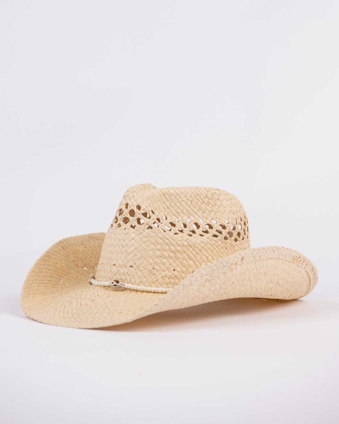 Rusty Howdy Cowboy Straw Hat Natural S / M 