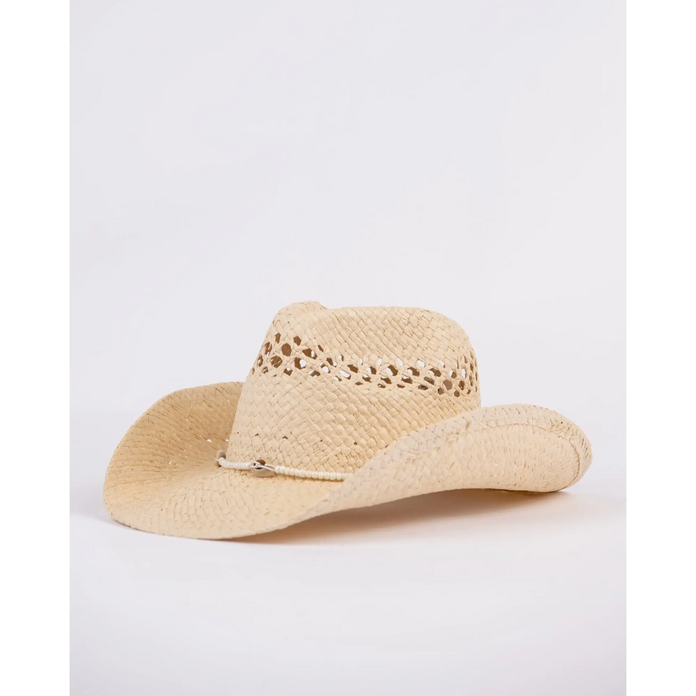 Rusty Howdy Cowboy Straw Hat Natural S / M 