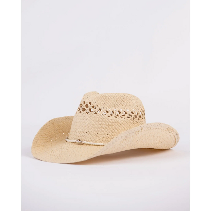 Rusty Howdy Cowboy Straw Hat Natural S / M 