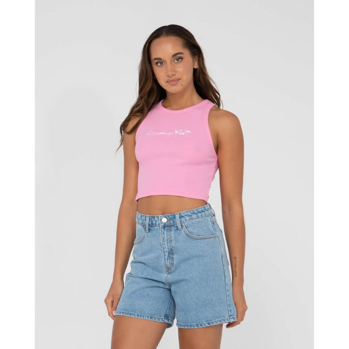 Rusty Island Life Racer Tank Top 