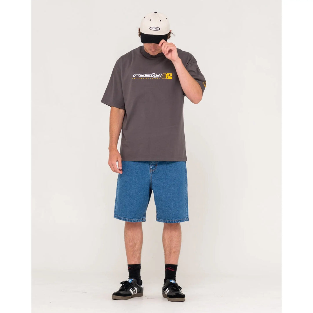 Rusty Kick Flip Embroidered Two-Toned Dad Cap 