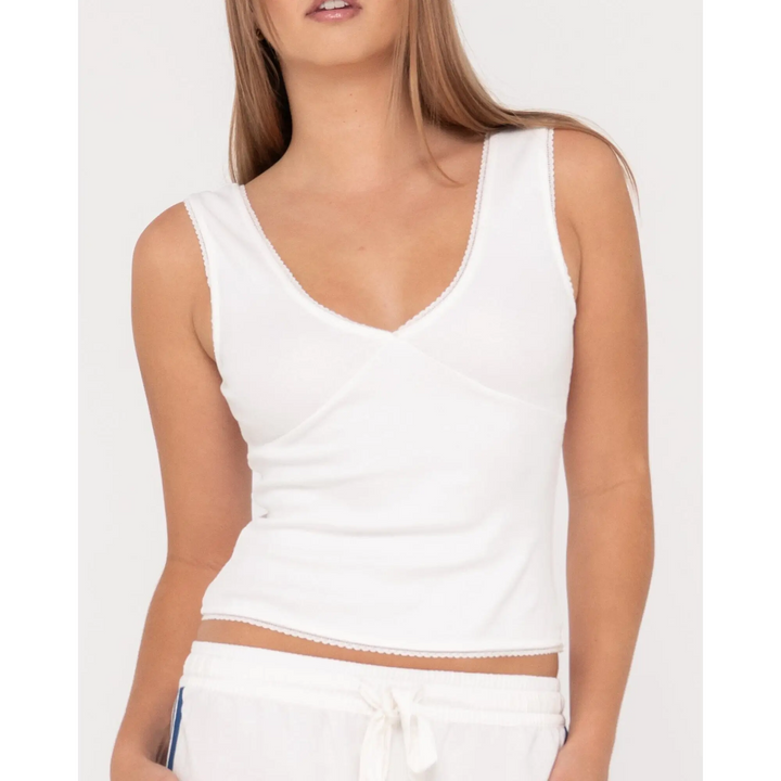 Rusty Lacey Vee Neck Tank 