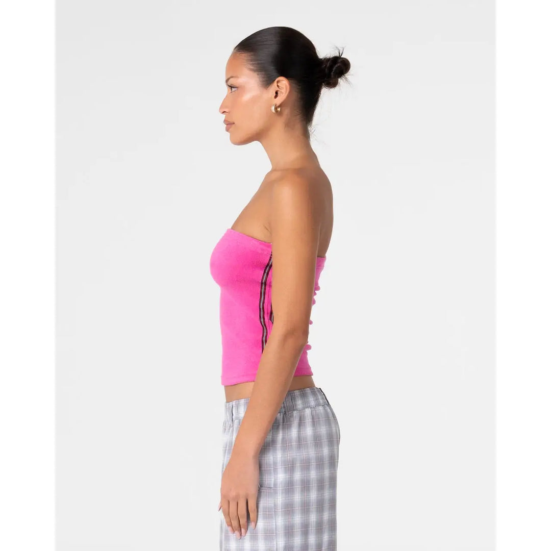 Rusty Lamar Towelling Skimmer Tube Top