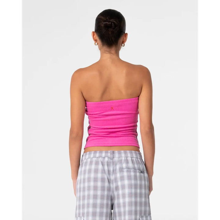 Rusty Lamar Towelling Skimmer Tube Top