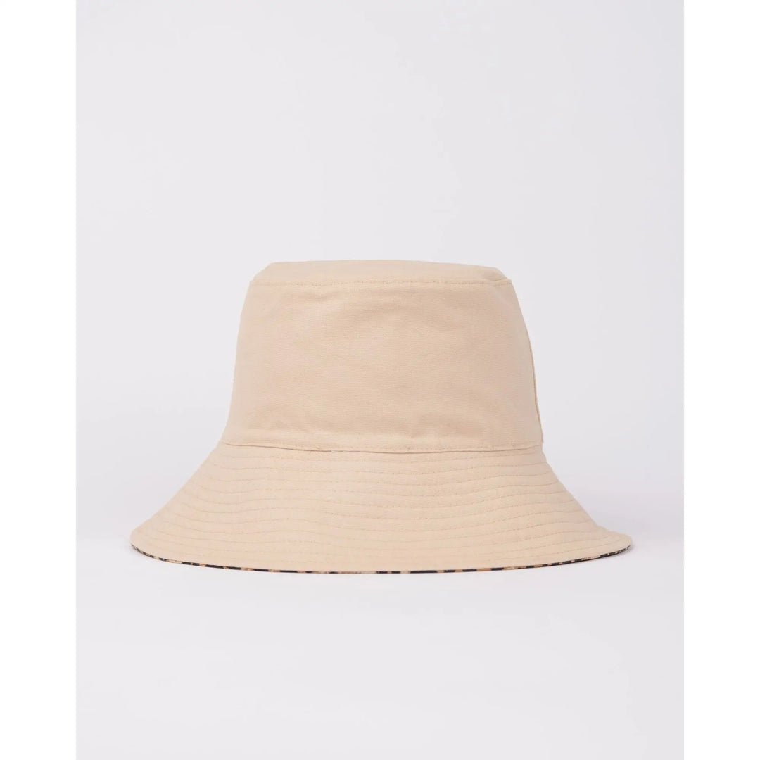 Rusty Lennie Leopard Reversible Bucket Hat 