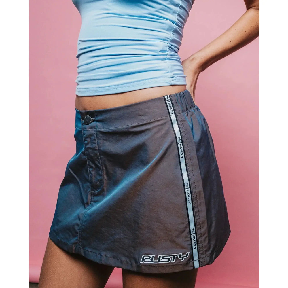 Rusty Lombardi Nylon Mini Skirt 