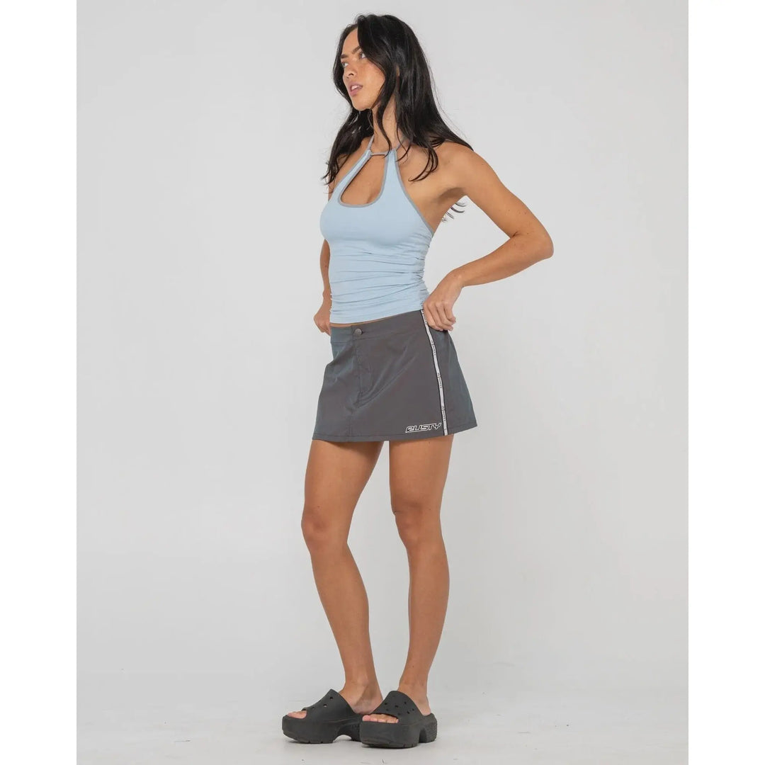 Rusty Lombardi Nylon Mini Skirt 