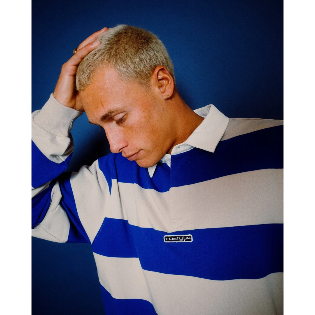 Rusty Long Sleeve Rugby Shirt 