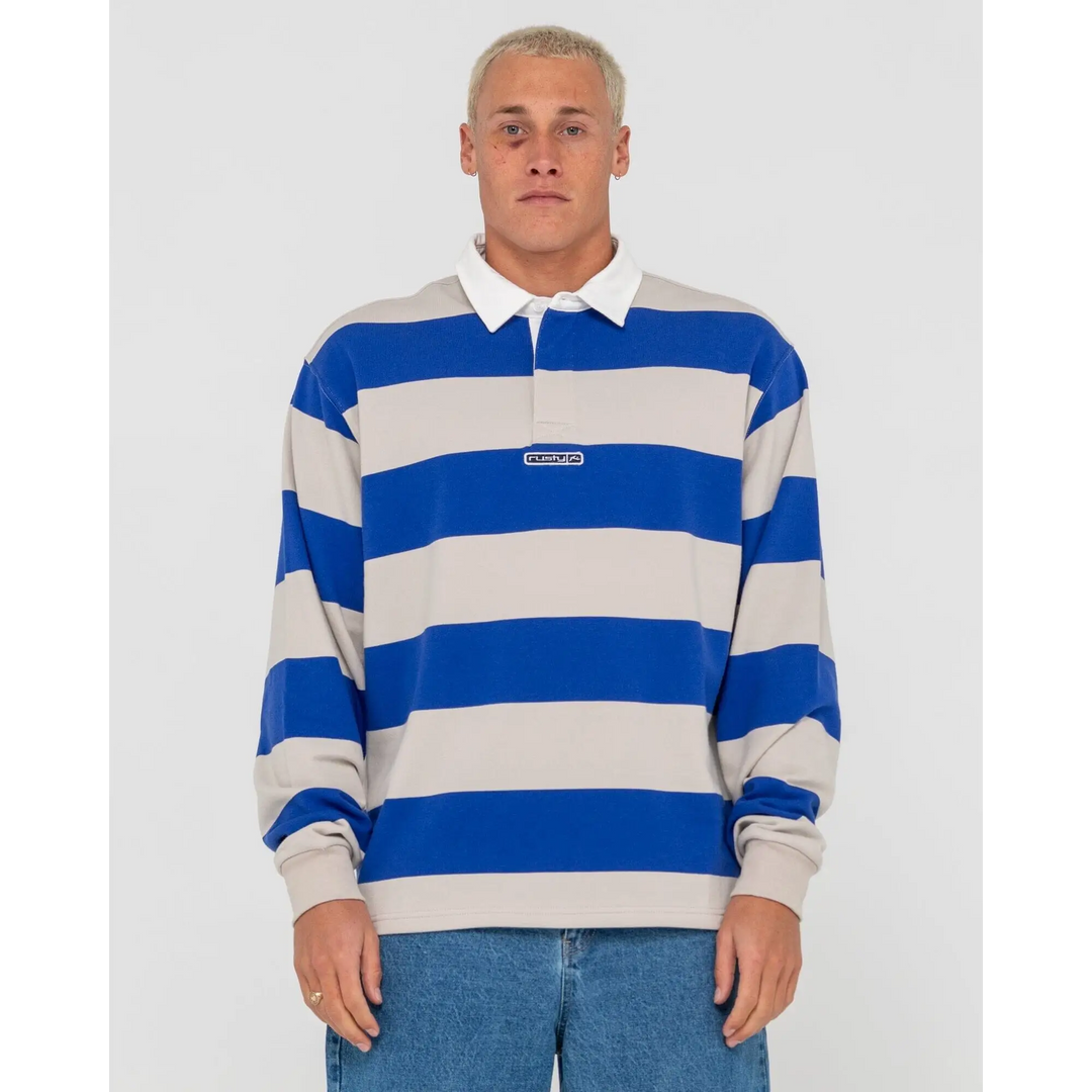 Rusty Long Sleeve Rugby Shirt 