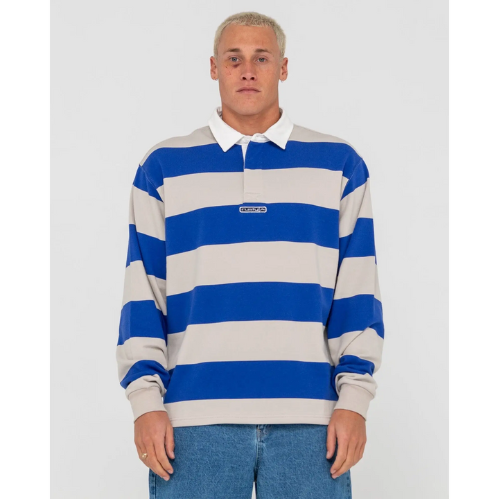 Rusty Long Sleeve Rugby Shirt 