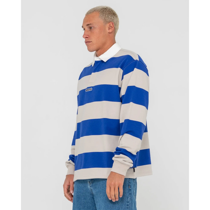 Rusty Long Sleeve Rugby Shirt 