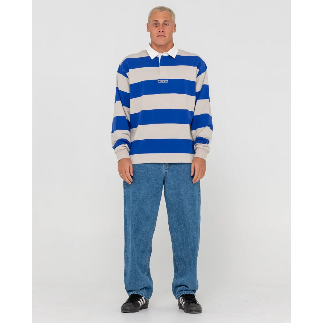 Rusty Long Sleeve Rugby Shirt 