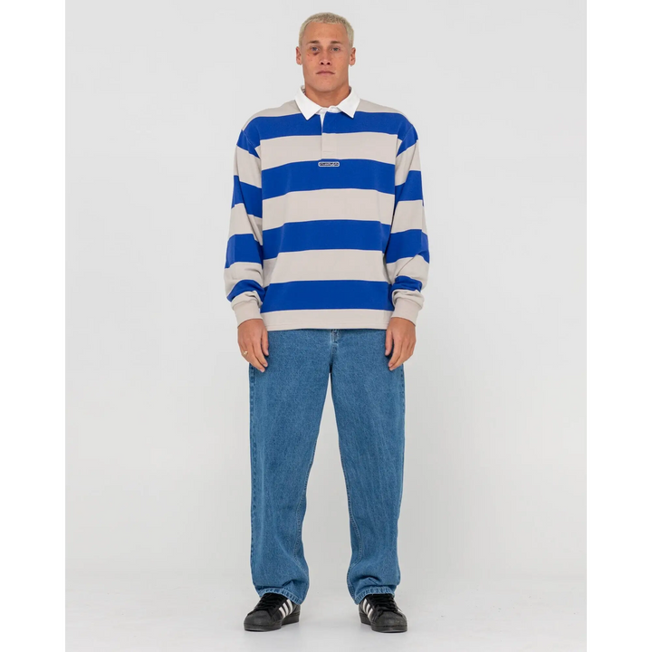 Rusty Long Sleeve Rugby Shirt 