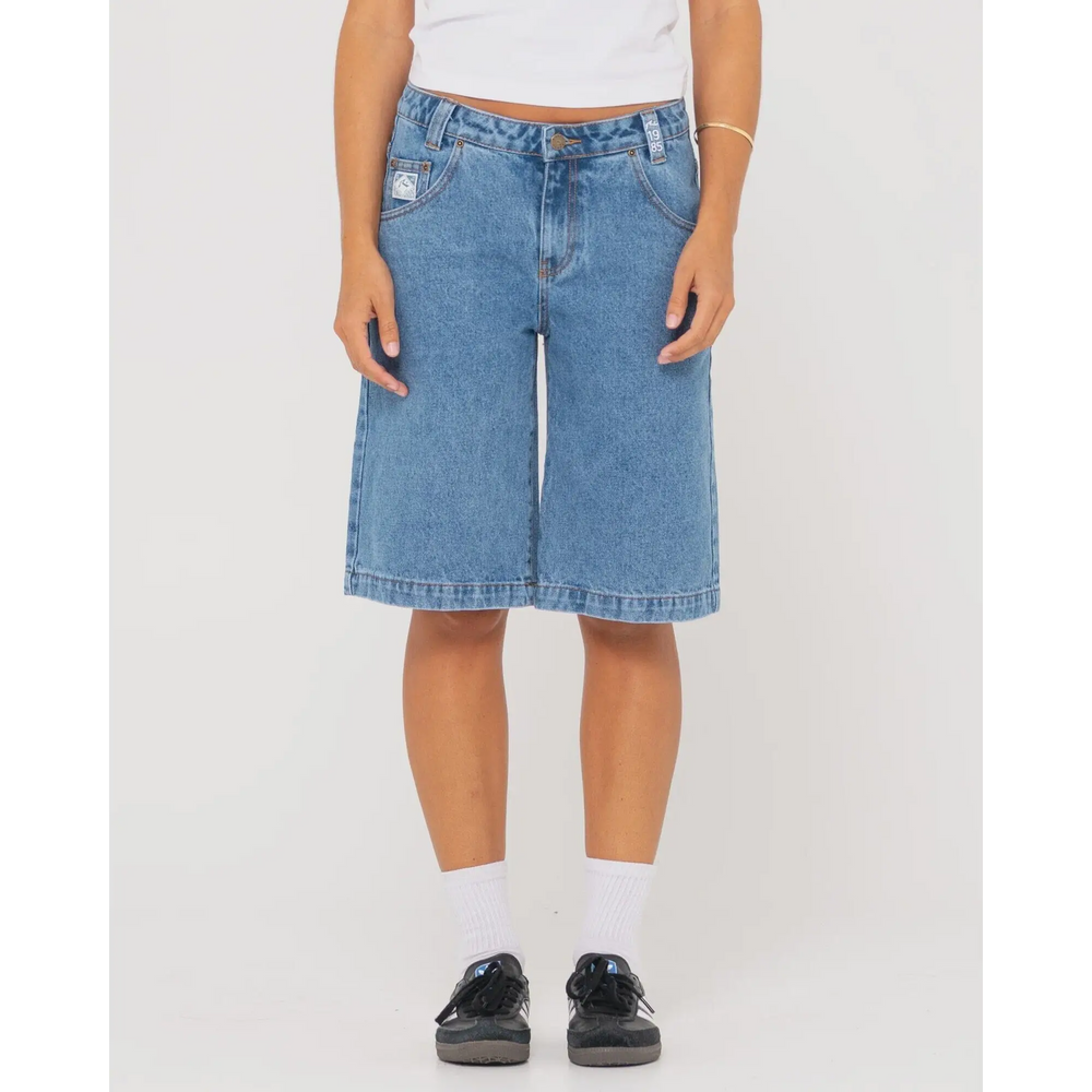 Rusty Low Rise Long Baggy Jorts 