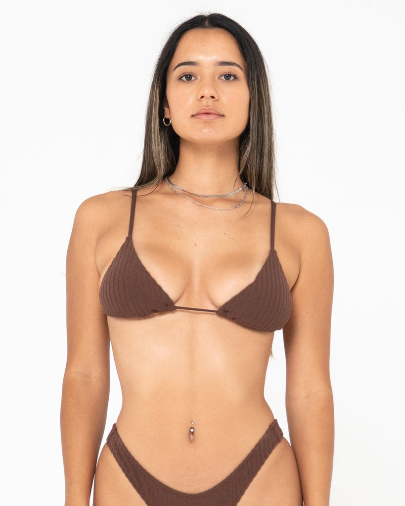 Rusty Lucky Triangle Midi Bikini 