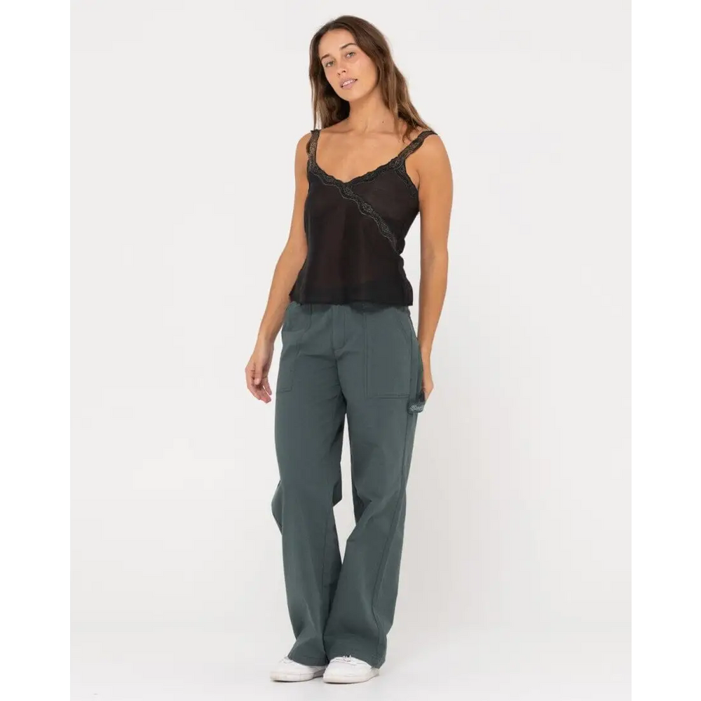 Rusty Maison Sheer Lace Cami Top 