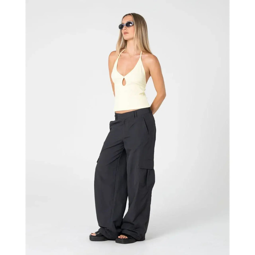 Rusty Melrose Loose Low Rise Cargo Pants