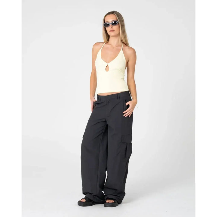 Rusty Melrose Loose Low Rise Cargo Pants