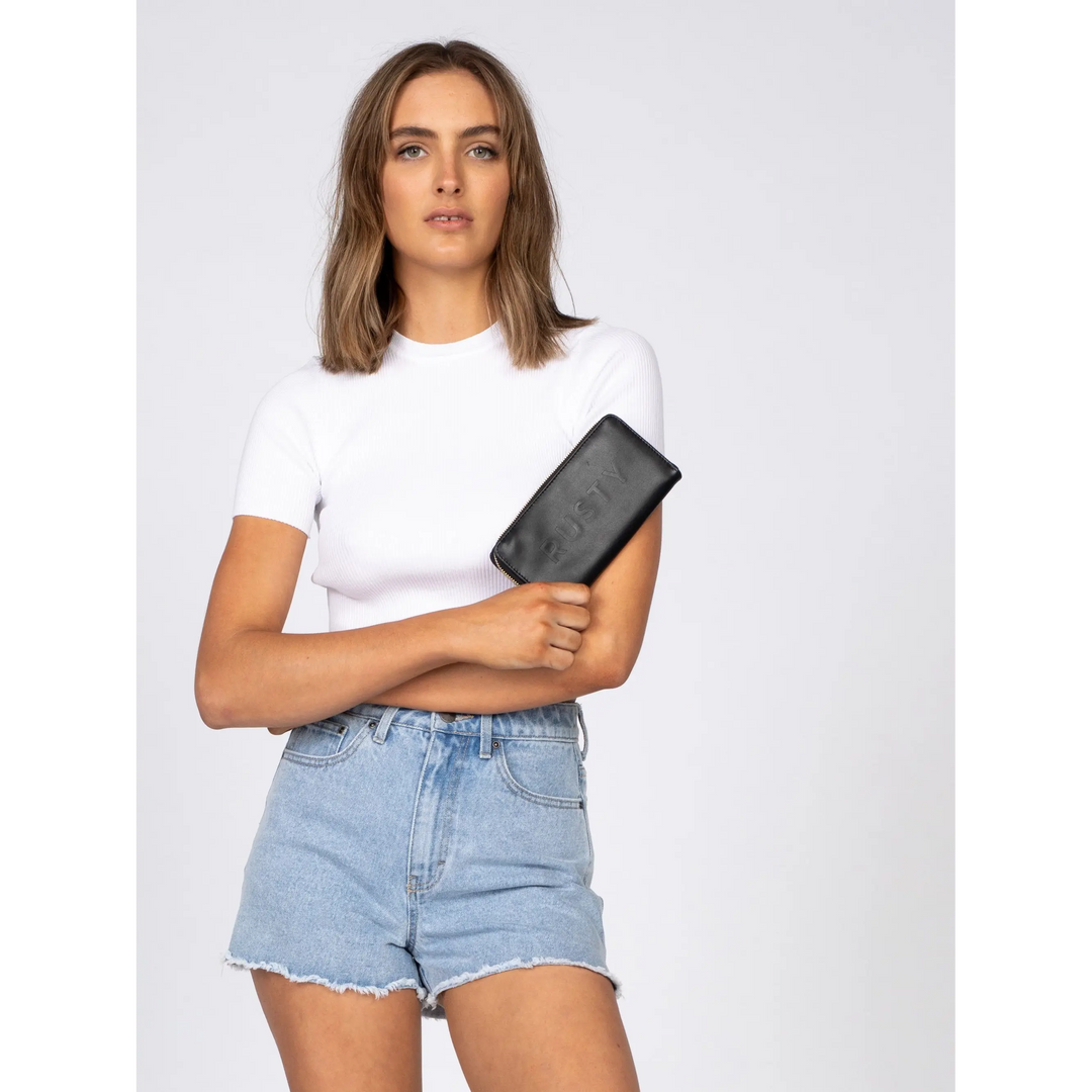 Rusty Micah Zip Around Wallet 