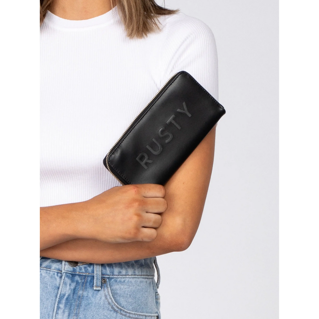 Rusty Micah Zip Around Wallet 