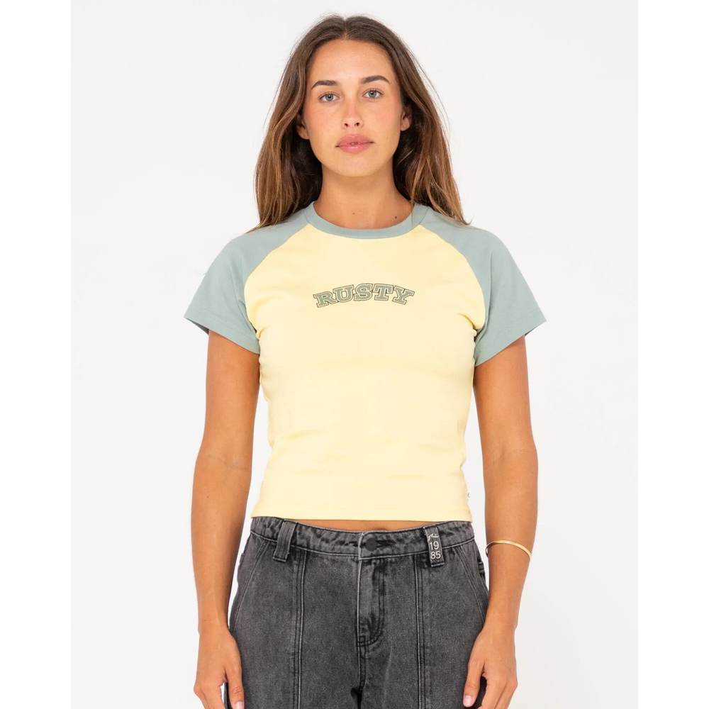Rusty Mid Term Raglan Skimmer T-Shirt 