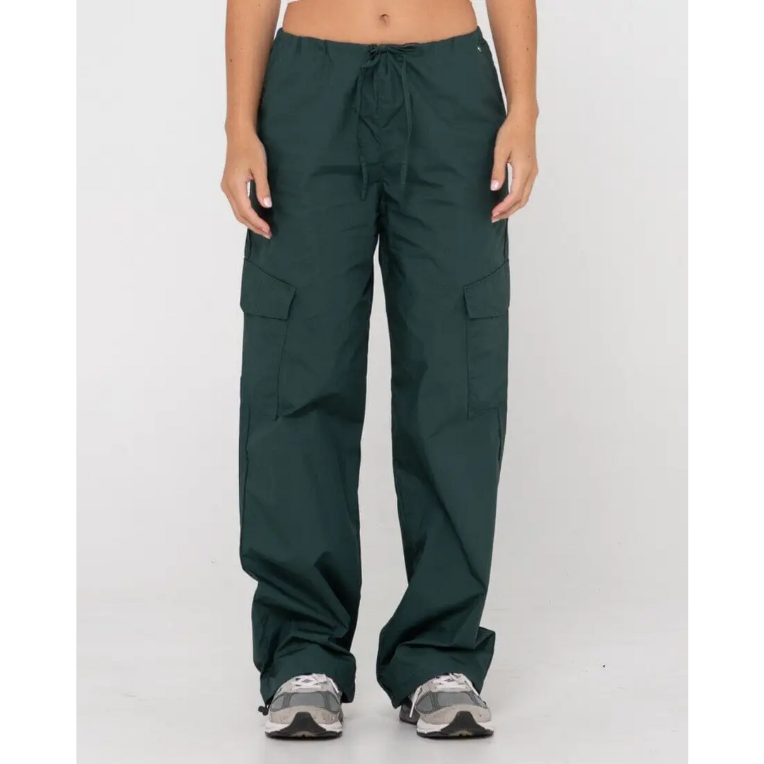 Rusty Milly Cargo Pant Dark Emerald 6 
