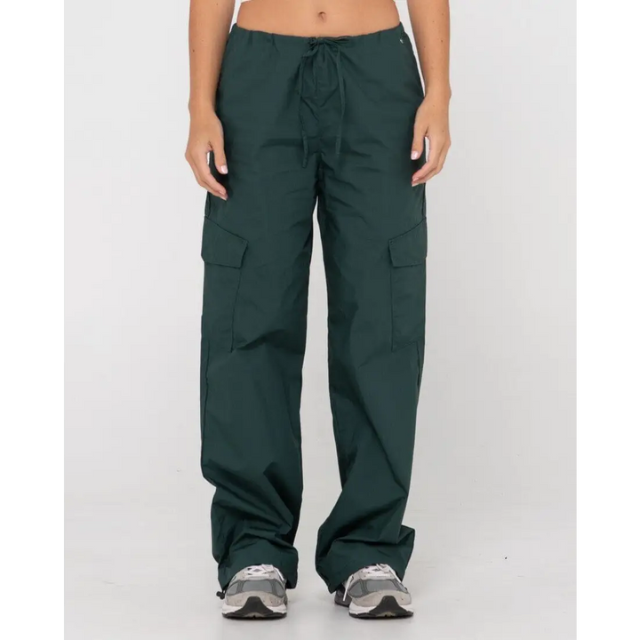 Rusty Milly Cargo Pant Dark Emerald 6 