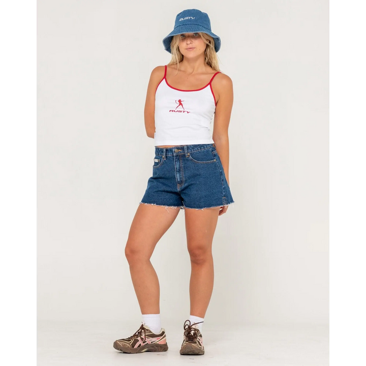 Rusty Miss Me Denim Bucket Hat 