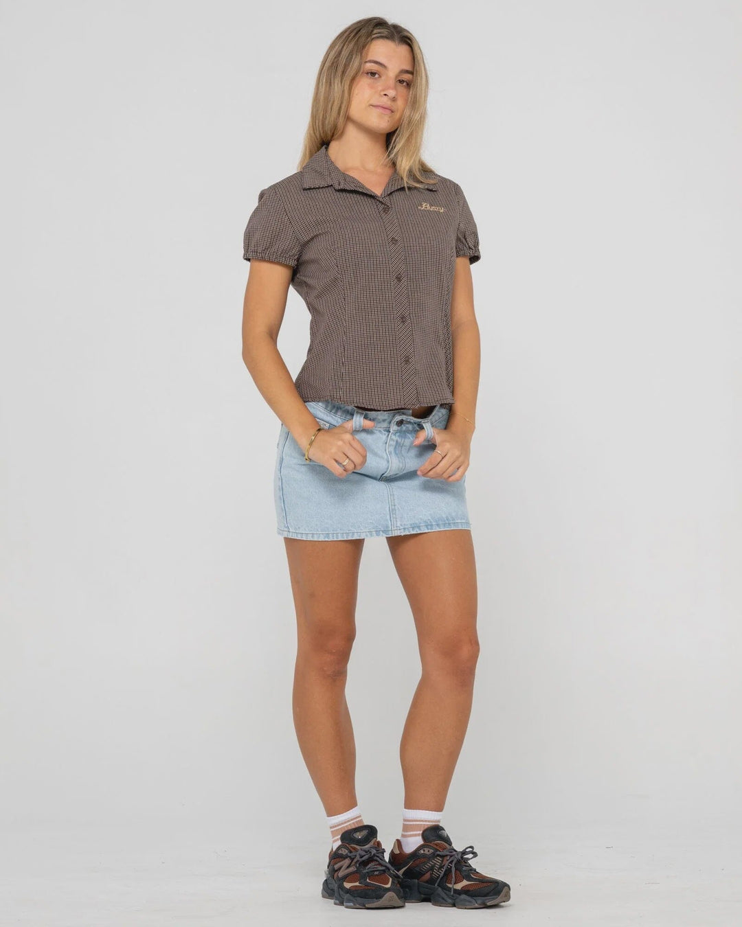 Rusty Missy May Check Shirt 