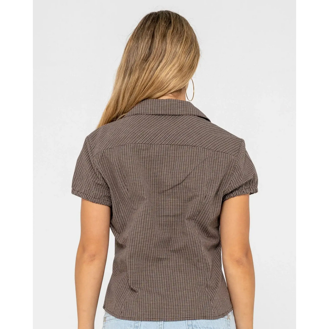 Rusty Missy May Check Shirt 