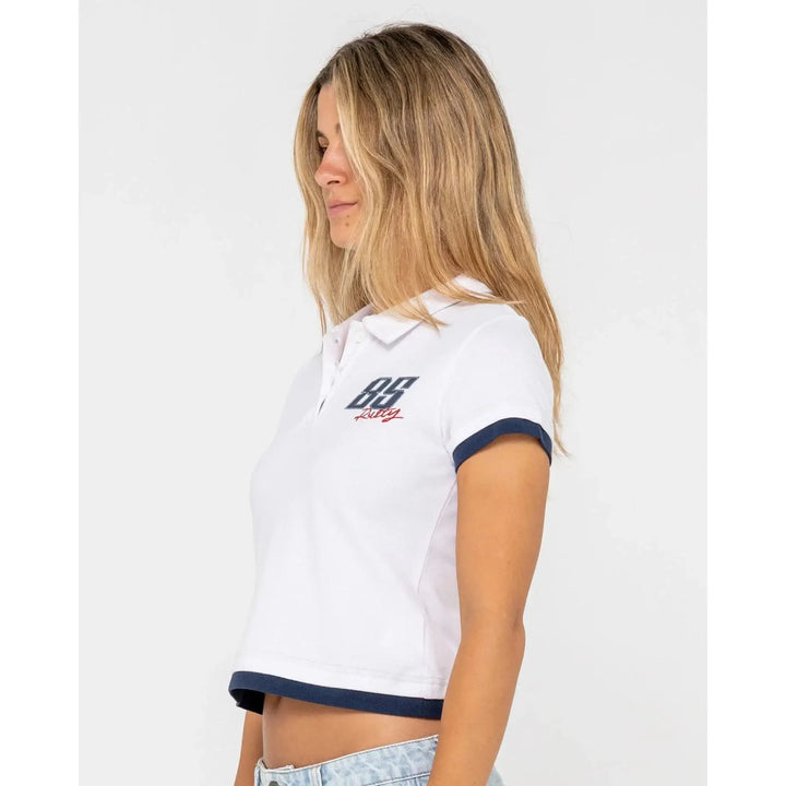 Rusty Mock Layer Polo Mini T-Shirt 