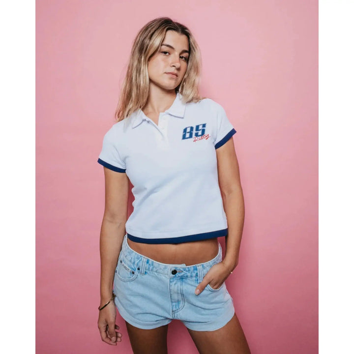 Rusty Mock Layer Polo Mini T-Shirt 