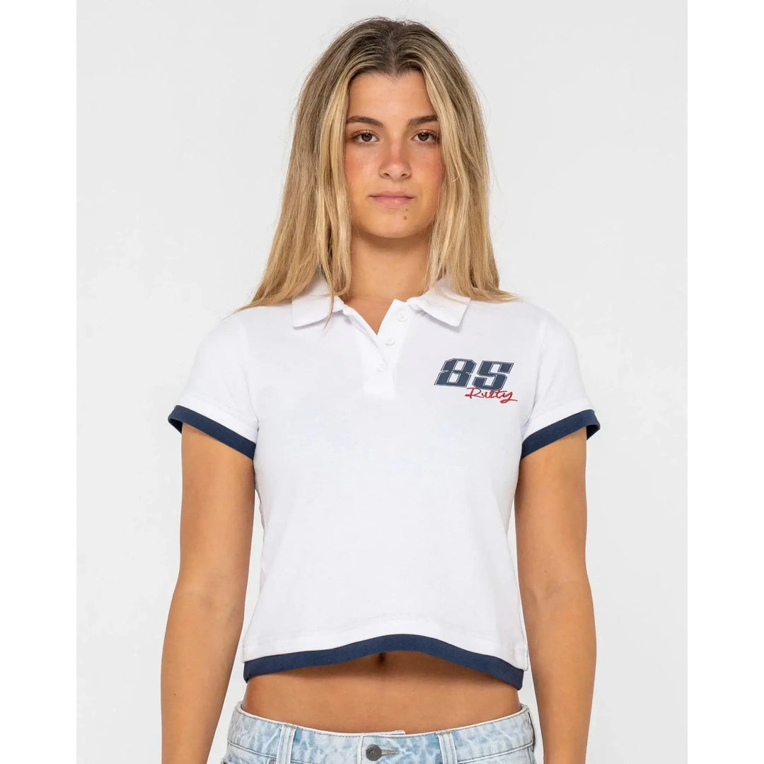 Rusty Mock Layer Polo Mini T-Shirt 