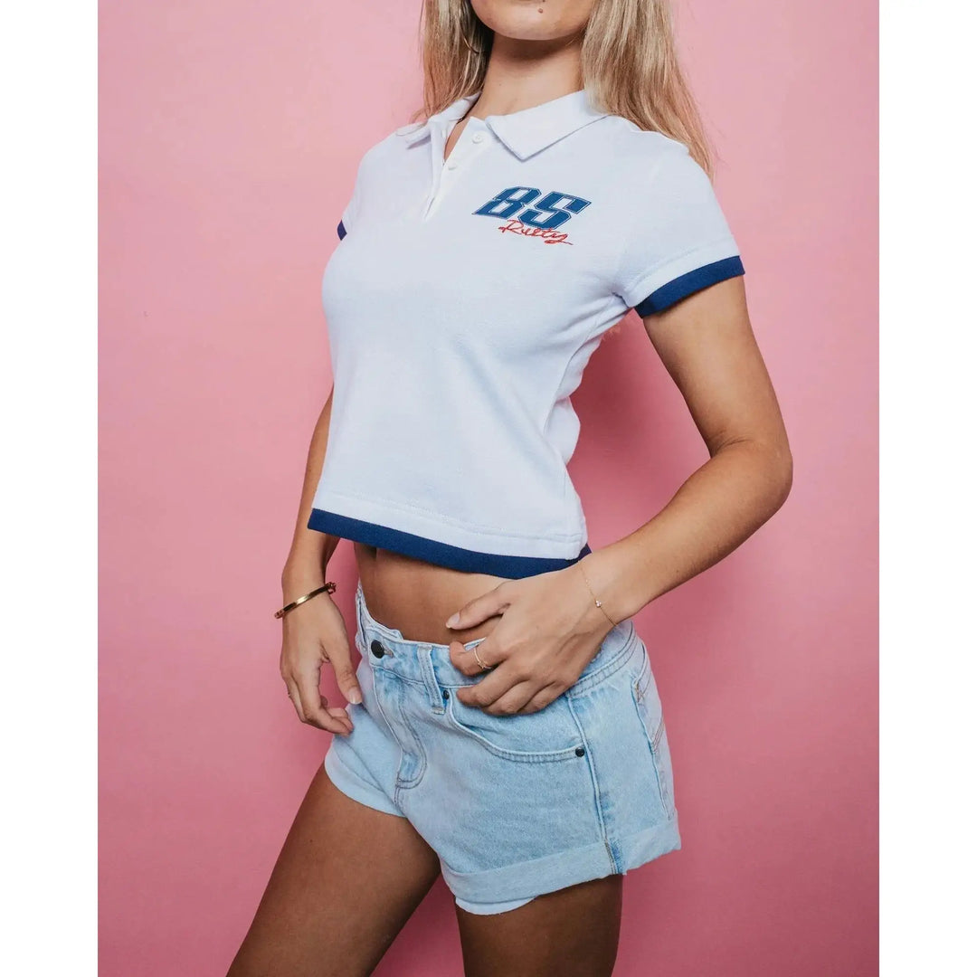 Rusty Mock Layer Polo Mini T-Shirt 