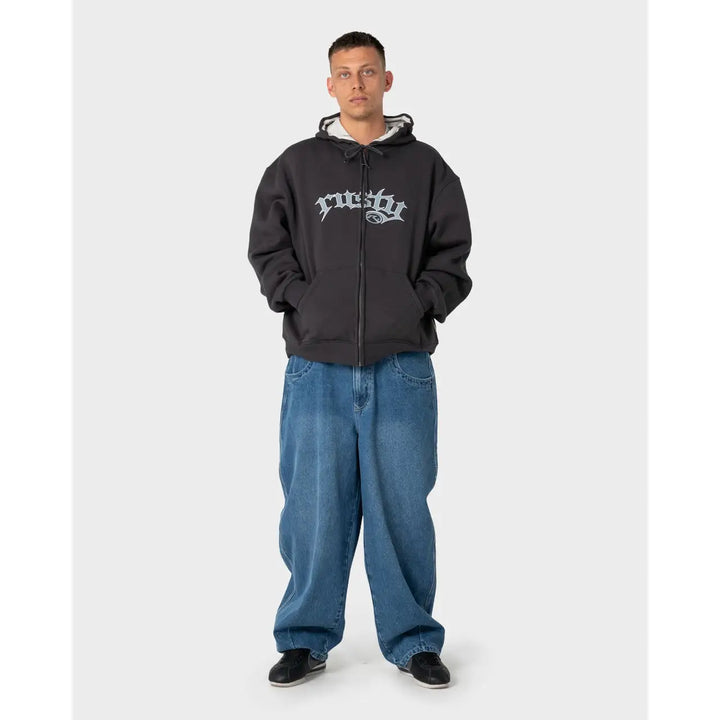 Rusty Monty 2.0 Zip Thru Hooded Fleece Hoodie