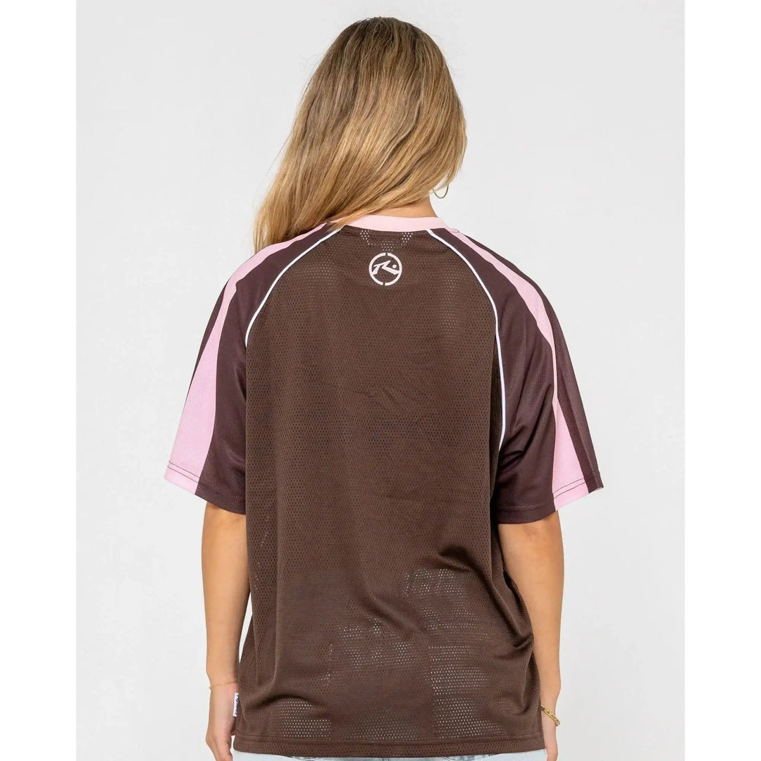 Rusty Naples Mesh Oversize Sports Jersey 