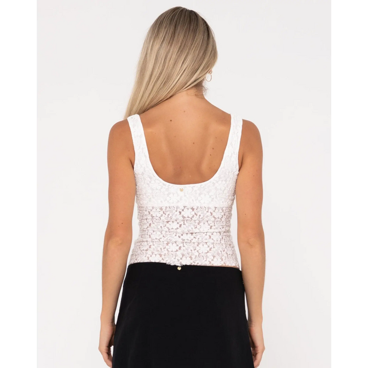 Rusty Olivia Sheer Knit Top 